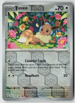 Eevee 050/064 Common Shrouded Fable Pokemon Reverse Holo Lightly Played - Image 1