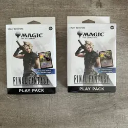 Magic The Gathering Final Fantasy Play Pack + Bonus Promo Card (Lot of 2) - Image 1