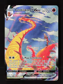 Centiskorch VMAX TG15/TG30 Holo VMAX Rare Lost Origin Trainer Gallery Pokemon NM - Image 1