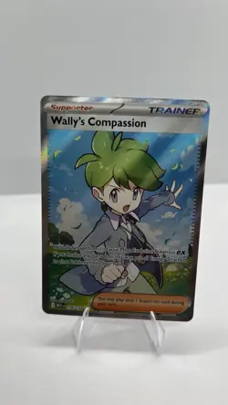Pokemon Wally's Compassion 176/132 Me01: Mega Evolution Ultra Rare Trainer Holo - Image 1