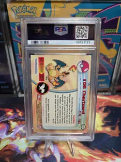 1999 Topps Pokemon T.V. Charizard #6 Mint PSA 9 - Image 2