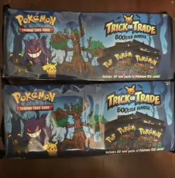 TWO 2024 Pokemon TCG Trick or Trade Halloween Booster Bundle 80 Pk NEW - Image 1
