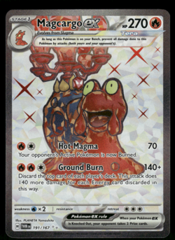 Magcargo ex - Ultra Rare SV06: Twilight Masquerade 191/167 NM - Image 1