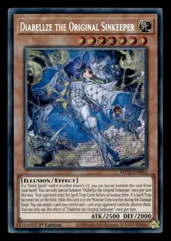Diabellze the Original Sinkeeper MP25-EN063 2025 Mega-Pack Yu-Gi-Oh NM - Image 1
