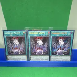 Konami Yu-Gi-Oh! TCG Forbidden Crown Secret Rare EN Lot of 3 BPRO-EN067 Playset - Image 1