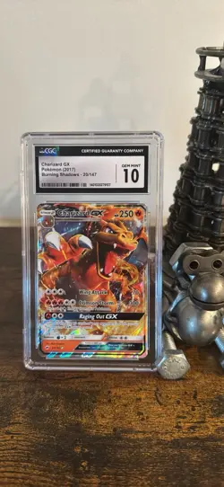 Charizard GX 20/147 Burning Shadows 2017 Pokemon Card CGC 10 Gem Mint - Image 1
