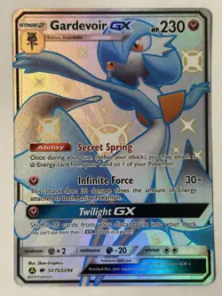 Pokemon Gardevoir GX SV75/SV94 Hidden Fates Shiny Vault Card NM-Mint Condition - Image 1