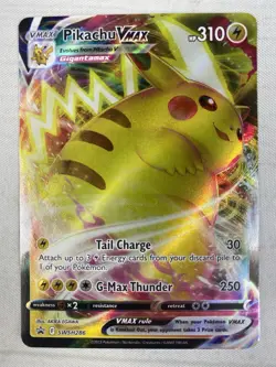 Pikachu VMAX SWSH286 SWSH: Sword & Shield Promo Cards Holo Pokemon Card NM - Image 1