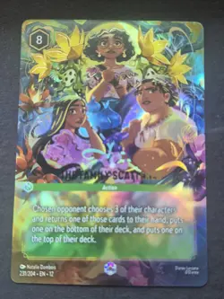 Disney Lorcana The Family Scattered 231/204 Enchanted Foil - NM - Wilds Unknown - Image 1