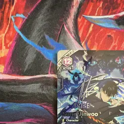 Union Arena: Sung Jinwoo SR** (022) Signature, UE17BT : Solo Leveling - Image 3
