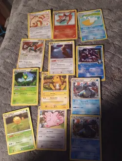 2007 2010 Lot Of 12 Pokemon Cards All RARE Black Star Symbols. 9 - Image 1