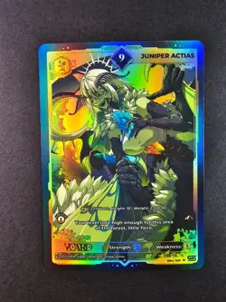 Juniper Actias 9 Holo 1st Edition Awakened Worlds Card GamerSupps VCard 094/250 - Image 1