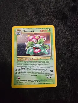 Pokemon Venusaur Holo Black Star Promo Card #13 - Image 2