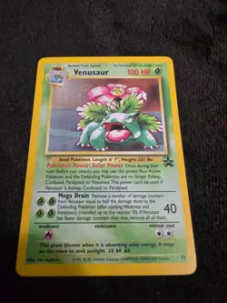 Pokemon Venusaur Holo Black Star Promo Card #13 - Image 4
