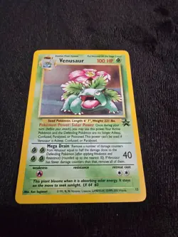 Pokemon Venusaur Holo Black Star Promo Card #13 - Image 5