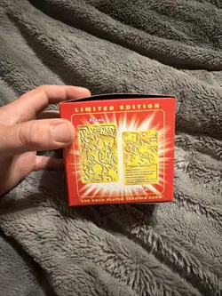 POKEMON CHARIZARD 23K GOLD PLATED CARD BURGER KING 1999 - Image 3