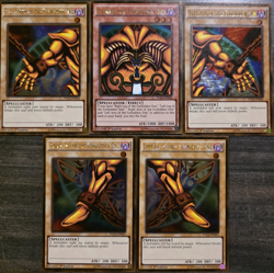 Konami PGL2 Exodia the Forbidden One Complete 5-Card Set 1st Ed Foil EN - Image 1