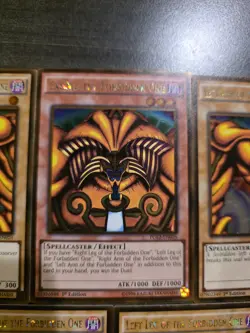 Konami PGL2 Exodia the Forbidden One Complete 5-Card Set 1st Ed Foil EN - Image 3