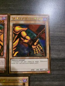 Konami PGL2 Exodia the Forbidden One Complete 5-Card Set 1st Ed Foil EN - Image 4
