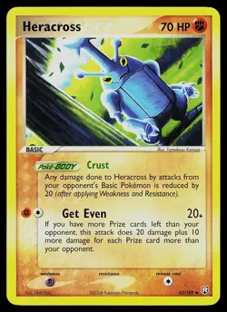 Pokemon Card - Heracross Team Rocket Returns 43/109 Uncommon - Image 1