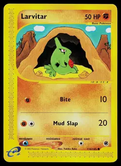 Pokemon Card - Larvitar Expedition Base Set 116/165 Common - Image 1