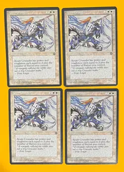 MTG AYSEN CRUSADER (x 4) Homelands (OldManMTG 005-850) - Image 1