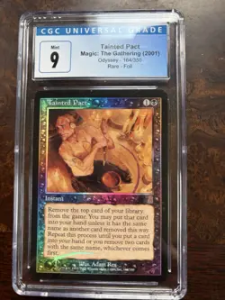 Odyssey Tainted Pact CGC 9 Graded Magic MTG FOIL - Image 1