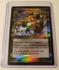 Abrupt Decay Foil, MTG Time Spiral Remastered Pack Fresh - Image 1