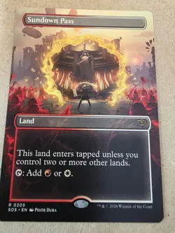 Sundown Pass - (Borderless) Secrets of Strixhaven Regular - Mtg - Image 1
