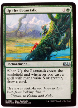 Up the Beanstalk - Wilds of Eldraine (WOE) - EN - U 0195 - Image 1