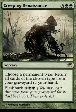 MTG Innistrad #174 Creeping Renaissance - Lightly played - Image 1