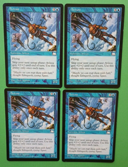 Magic the Gathering MTG Weatherlight AVIZOA X 4 LP/EX Rare 1999 Nice!! - Image 1