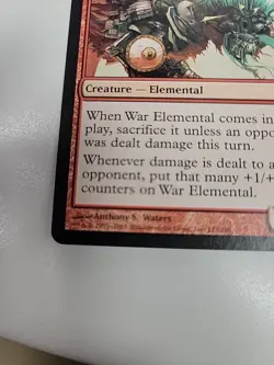War Elemental - LP Mirrodin Rare Creature Red Regular English MTG #112 NM - Image 5