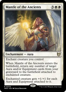 Mantle of the Ancients 70 Rare Commander: Wilds of Eldraine Near Mint - Image 1