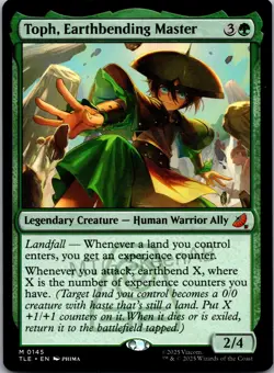 MTG SkeenAB Toph Earthbending Master from TLE. NM. - Image 1