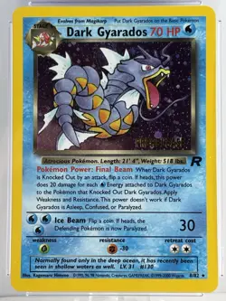 Dark Gyarados Team Rocket Holo 8/82 Prerelease Promo Pokemon CGC 7.5 NEAR MINT+ - Image 2