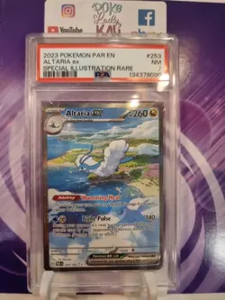 PSA NM 7 2023 Pokemon SV Paradox Rift Altaria Special Illustration Rare 253/182 - Image 1