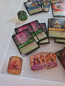 NEW Disney Lorcana Fabled Promos - Complete - Pins, Foil Cards, counter & More - Image 3