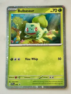 Pokemon 151 Promo Bulbasaur Charmander Squirtle SVP 046 047 048 Kanto Cosmo Holo - Image 3