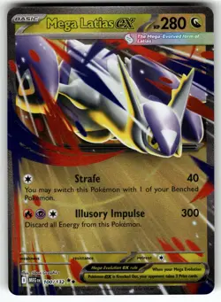 Mega Latias ex 100/132 Double Rare Mega Evolution Pokemon Near Mint - Image 1
