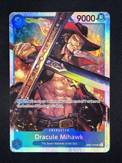 4x One Piece Card Game Dracule Mihawk OP01-070 SR PRB-01 Premium Booster Best - Image 1