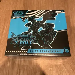 Pokemon TCG Black Bolt Elite Trainer Box ETB Factory Sealed Brand New Us Seller - Image 1
