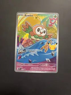 Rowlet MEP043 First Partner's Promo Near Mint Pokemon TCG - Image 1