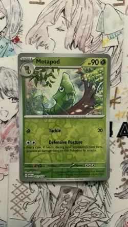 Metapod 011/165 Sv: Scarlet & Violet 151 Reverse Holo - NM - Pokemon TCG - Image 1