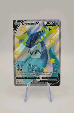 Pokemon TCG: Dragapult V SWSH096 - Sword & Shield Black Star Promo - NM - Image 1
