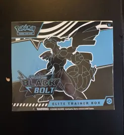 Pokemon Scarlet & Violet Black Bolt Elite Trainer Box ETB NEW SEALED TCG - Image 1