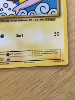 Surfing Pikachu 111/108 Pokemon Evolutions NM - Image 4