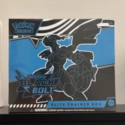 Factory Sealed Pokemon TCG: Scarlet & Violet— Black Bolt Elite Trainer Box ETB - Image 1