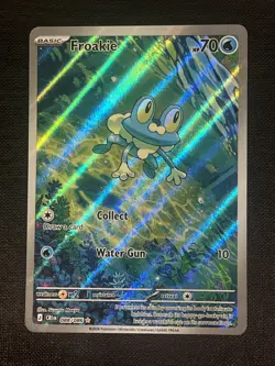 Pokemon Froakie 88/86 Mega Evolution Illustration Rare Chaos Rising NM - Image 1