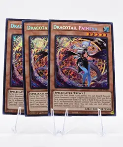 3x Dracotail Faimena RA05-EN035 (Secret Rare) 1st Ed - NM - Yu-Gi-Oh! - Image 2